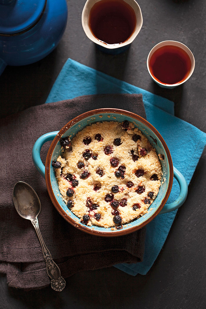 Frenk Üzümlü ve Elmalı Crumble