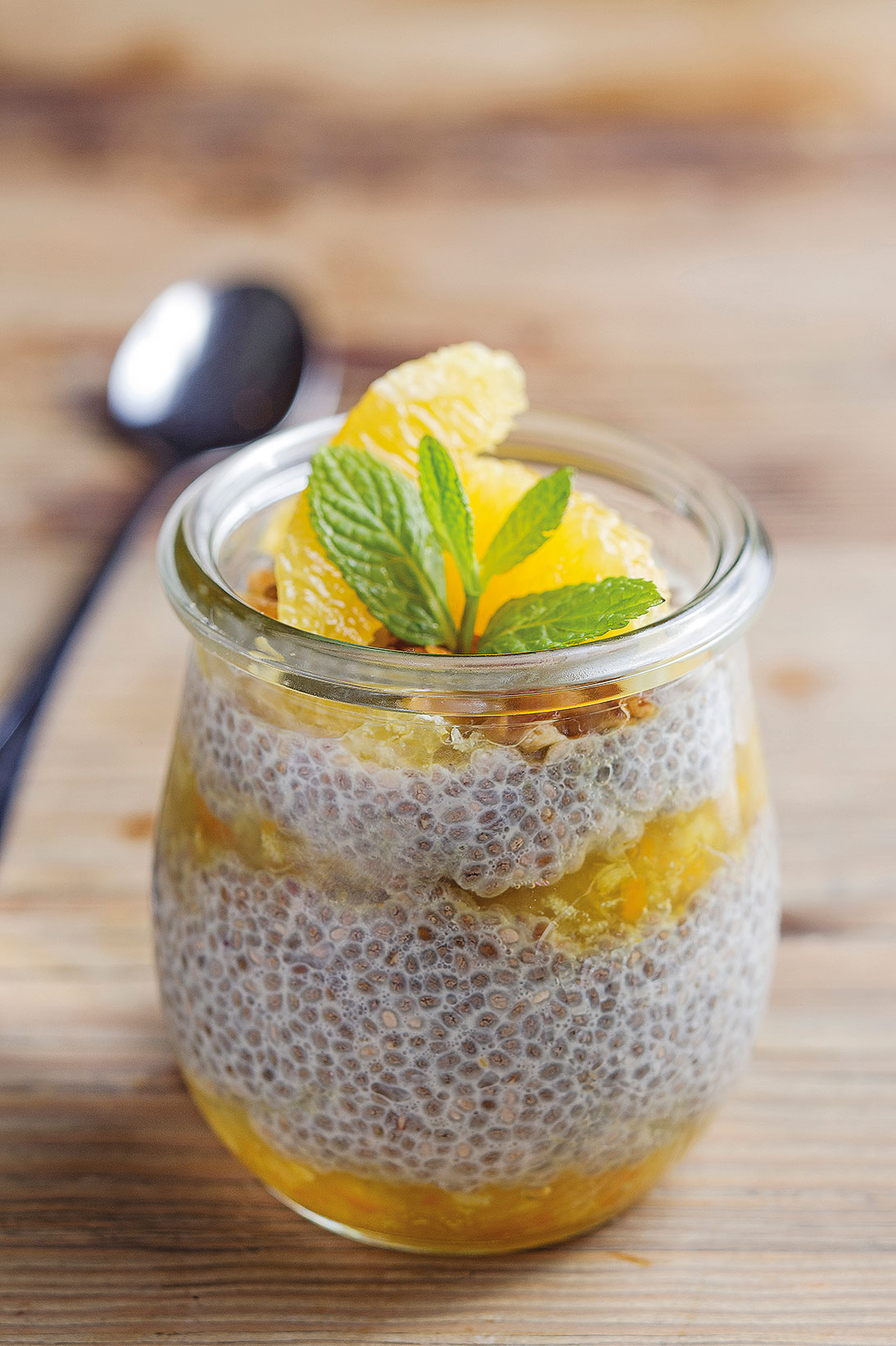 Portakallı Chia Puding