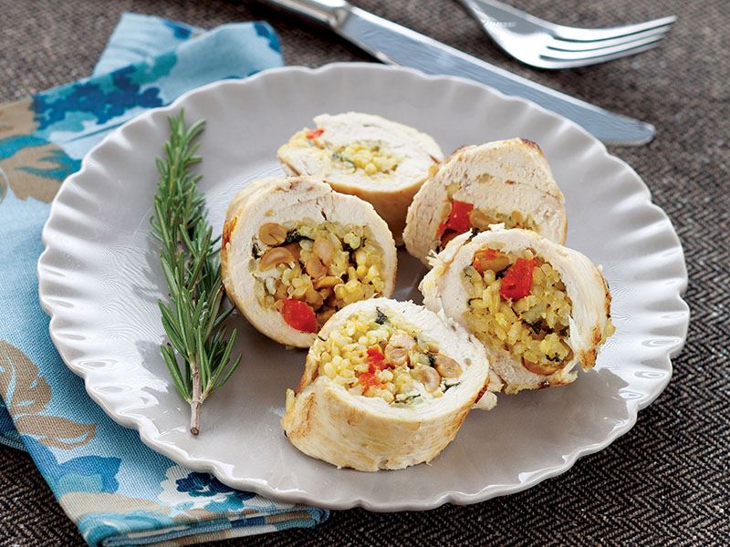 Pirinçli Tavuk Sarma