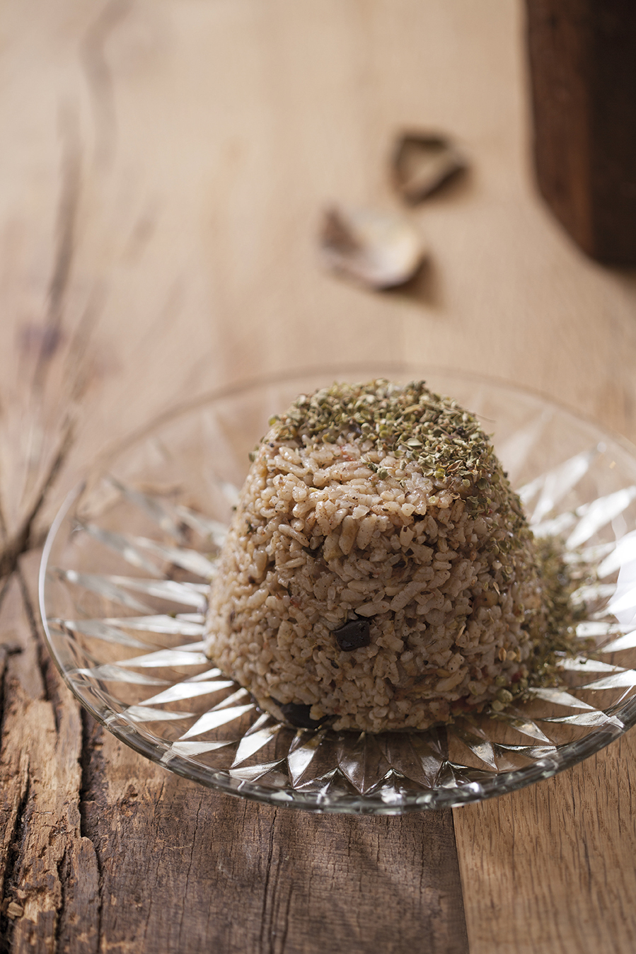 Patlıcanlı Zeytinyağlı Pilav