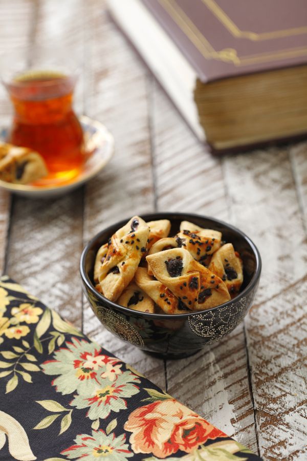 Zeytinli Mini Çörek