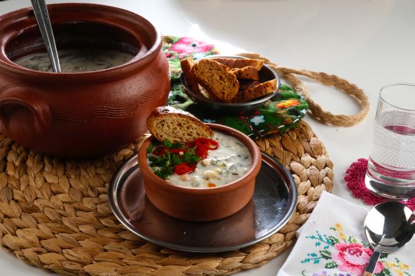 Pazılı Ayran Aşı Çorbası