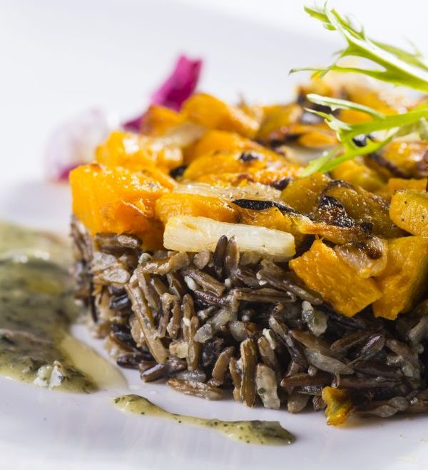 Balkabaklı Yabani Pirinç Salatası