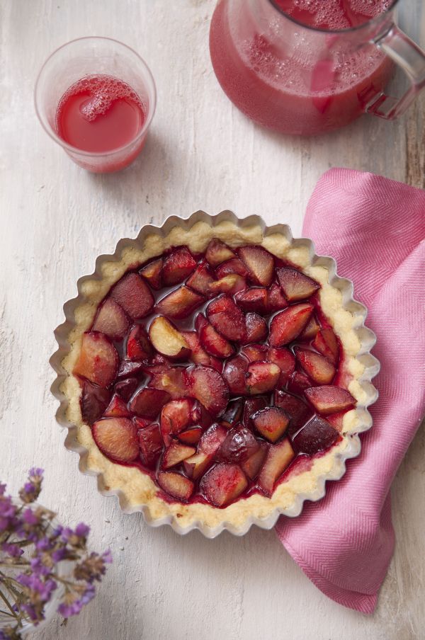 Kırmızı Erikli Tart