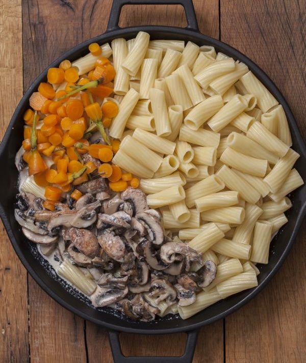 Kremalı Mantarlı Makarna