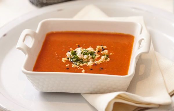 Köz Biberli Domates Çorbası