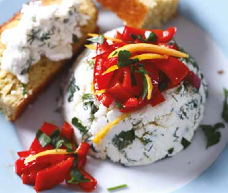 Haşhaşlı ve Otlu Peynir Karışımı