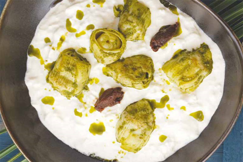 Stracciatella Peynir & Enginar Kalbi