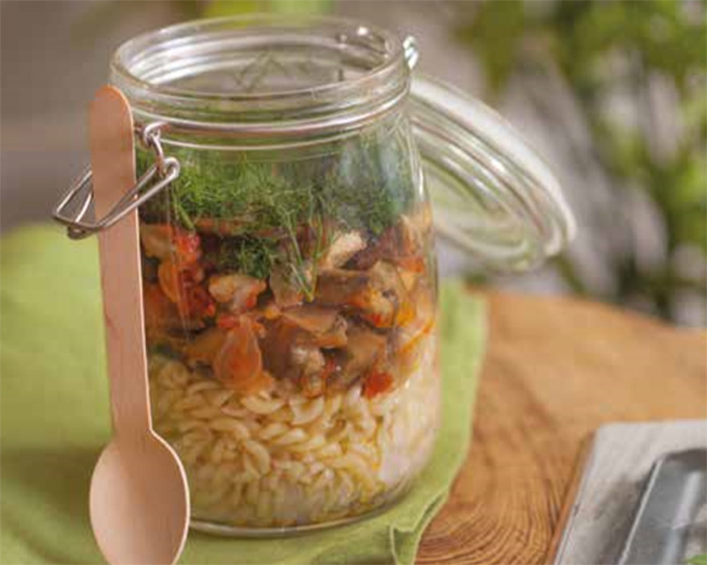 Közlenmiş Patlıcanlı Makarna