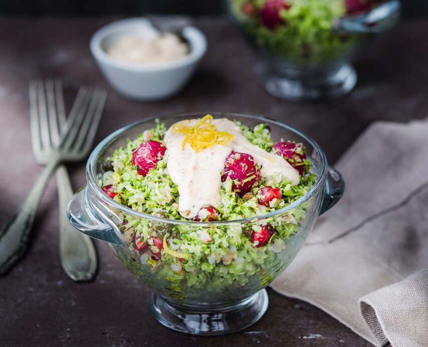 Glütensiz Brokoli Salatası