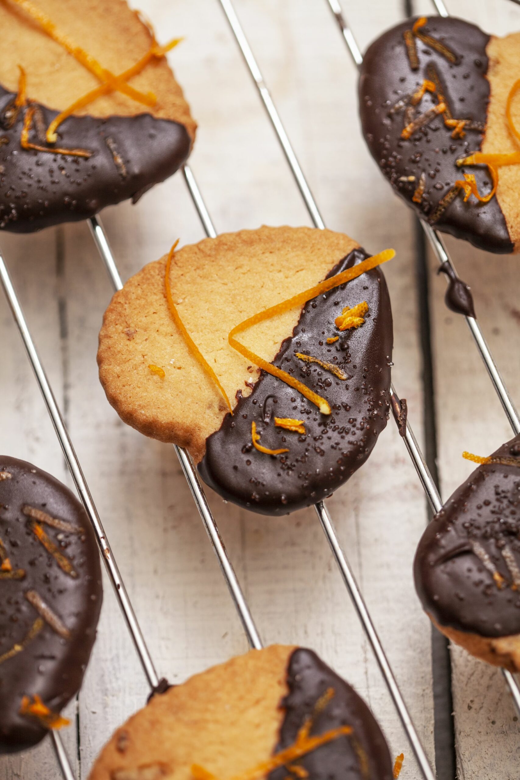 Bitter Çikolatalı Portakallı Kurabiye