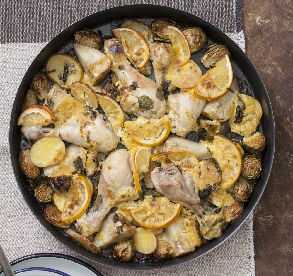 Hardallı ve Portakallı Fırında Baget