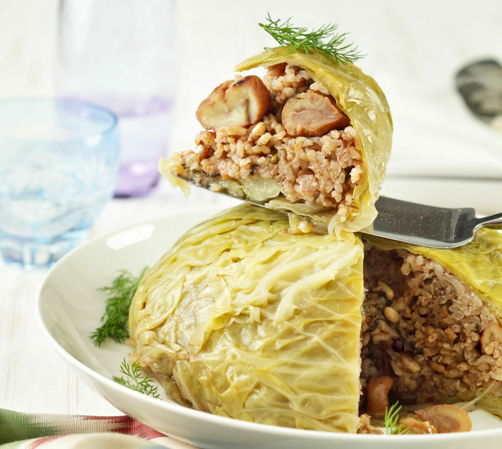 Kestaneli Lahana Dolması