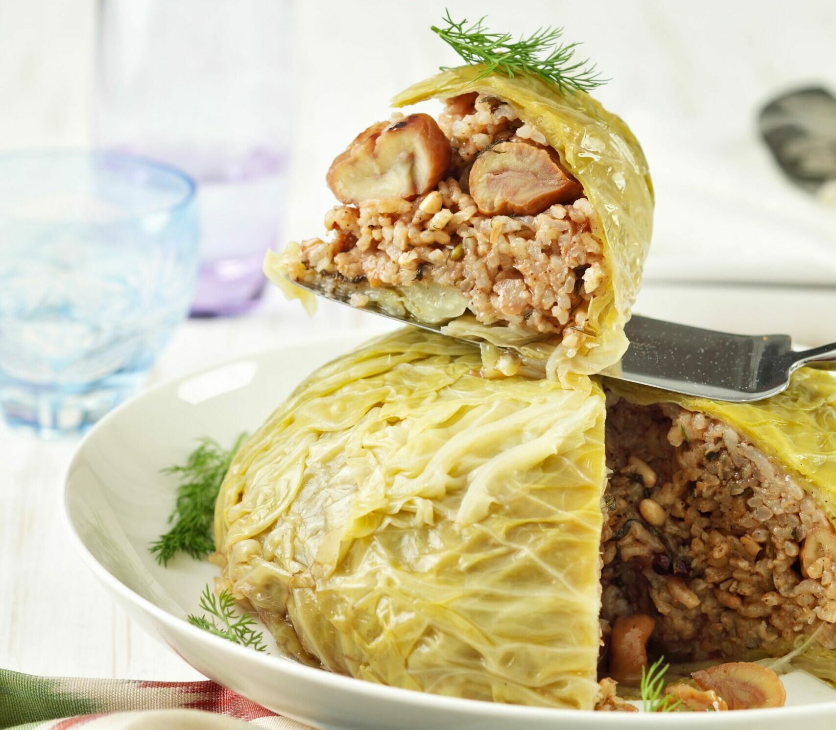 Kestaneli Lahana Dolması