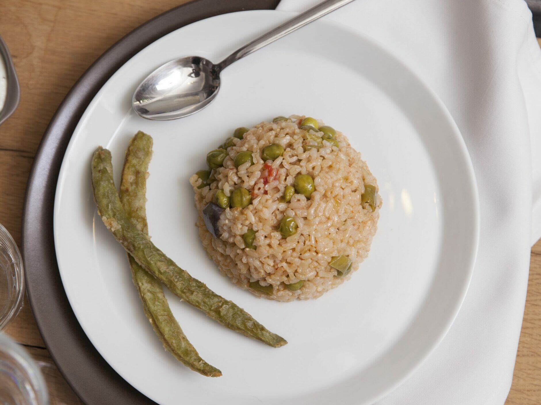 Yaz Sebzeli Kepekli Pilav