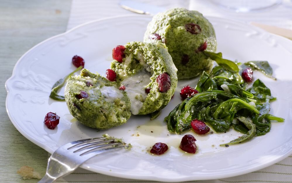 Ispanaklı Turnayemişli Toplar