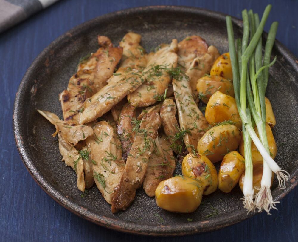 Mandalina ve Limonlu Tavuk Eti