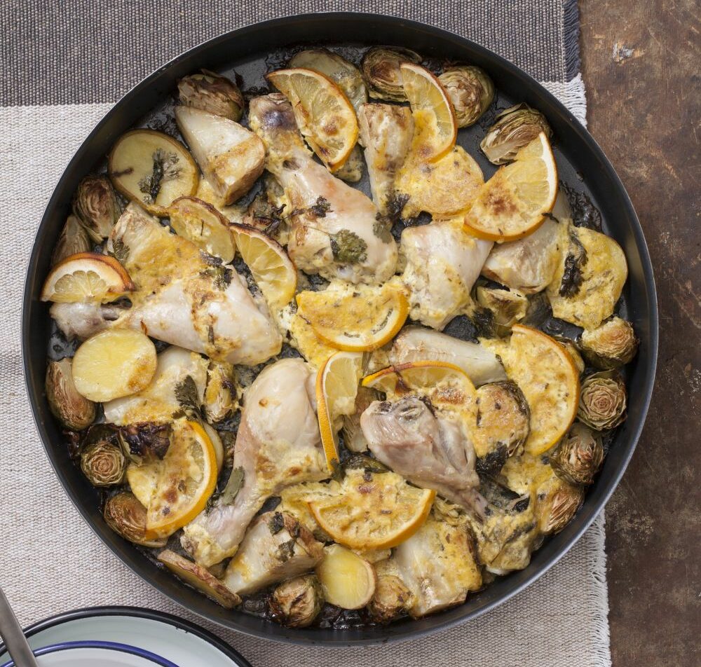 Hardallı ve Portakallı Fırında Baget