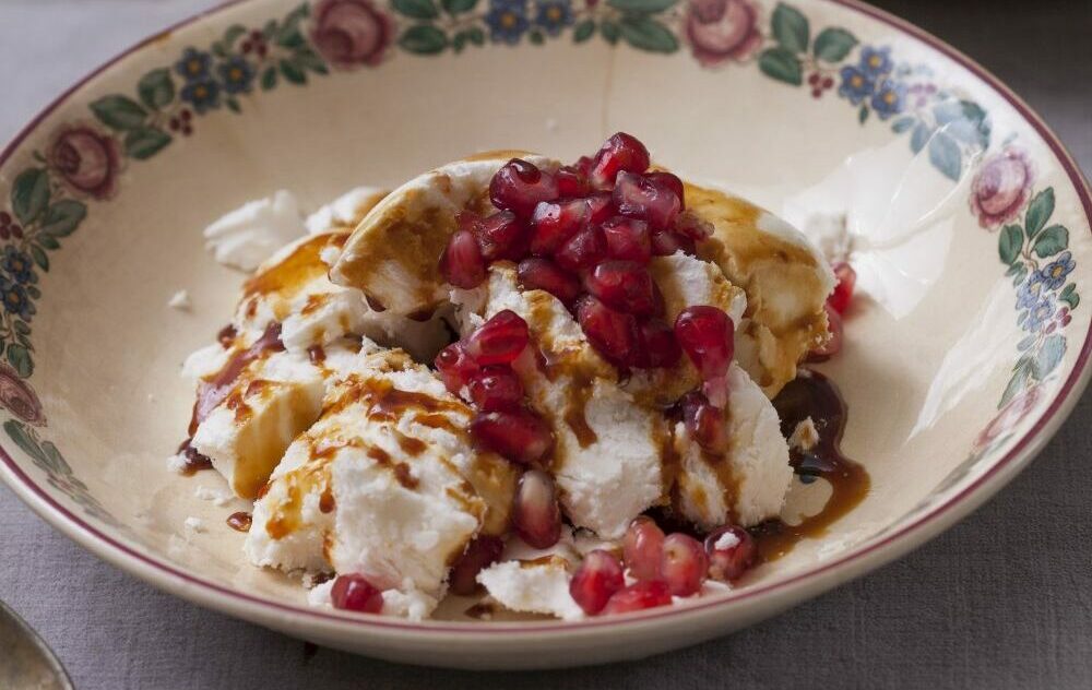 Tahinli ve Narlı Soğuk Tatlı