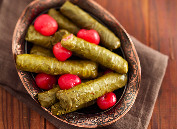 Taze Vişneli Taze Yaprak Sarma