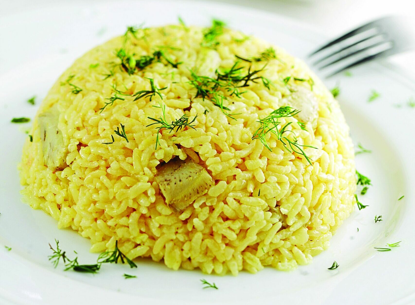 Enginarlı Safranlı Pilav