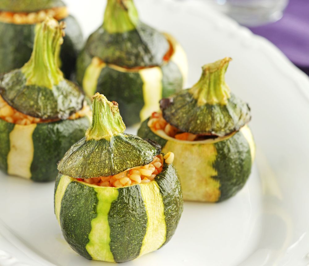 Fırında Etli Girit Kabak Dolması