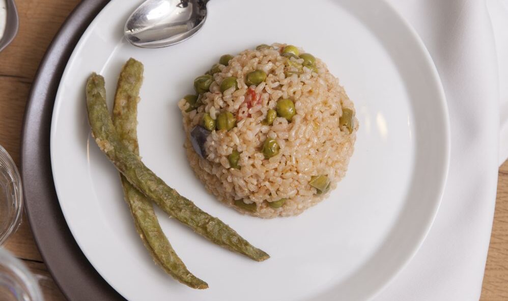 Yaz Sebzeli Kepekli Pilav