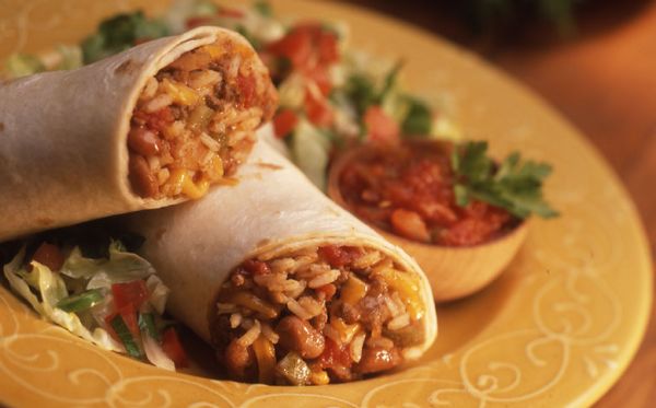 Peynirli ve Pirinçli Pilavlı Burrito