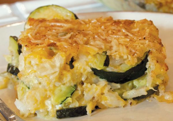 Pirinçli Pilavlı ve Kabaklı Fırın Yemeği