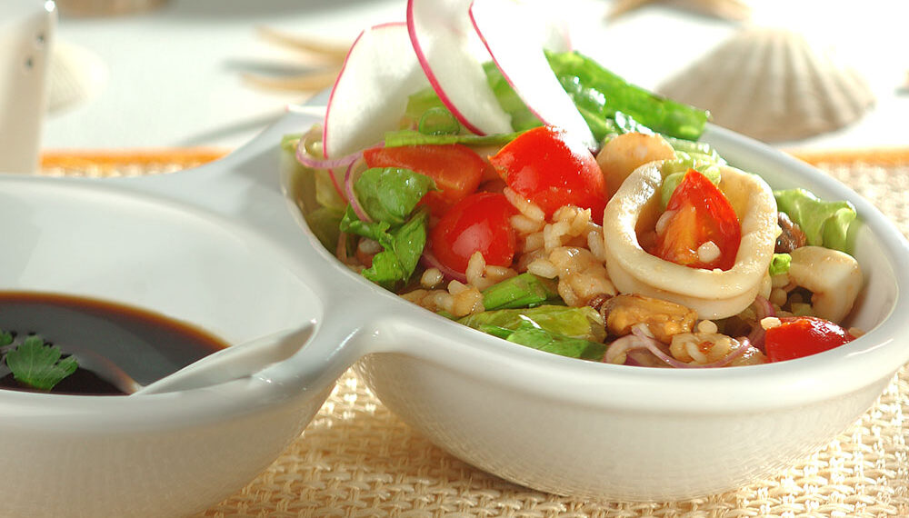 Pirinçli Deniz Ürünleri Salatası