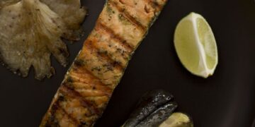 Somon, İstiridye Mantarı ve Bebe Patlıcan