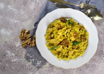 Cevizli Tavuklu İç Pilav (Şef Usulü)