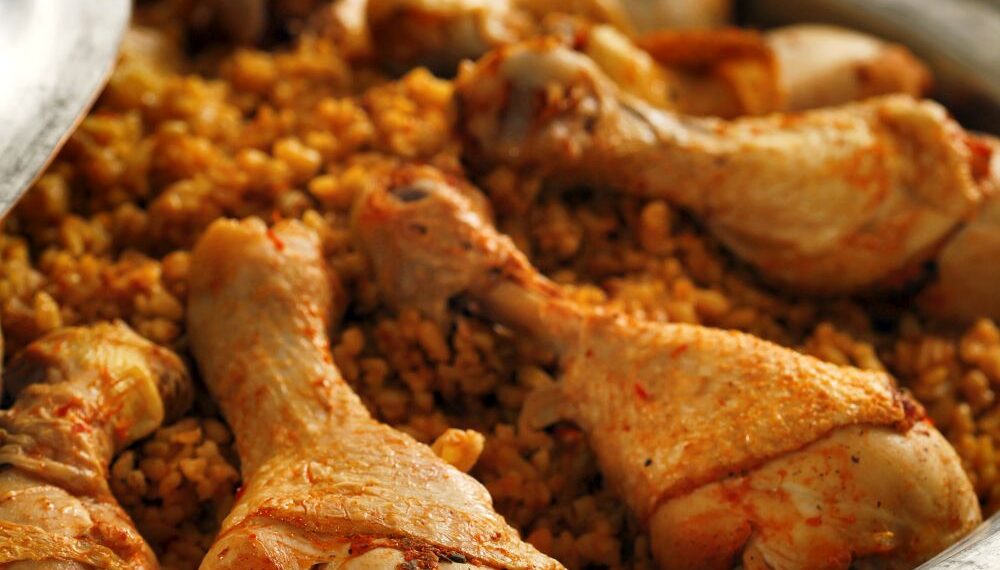 Tavuk Bagetli Firik Pilavı