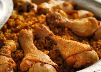 Tavuk Bagetli Firik Pilavı