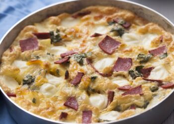 Fırında Patatesli Omlet