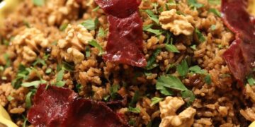 Pastırmalı, Cevizli & Kuş Üzümlü İç Pilav