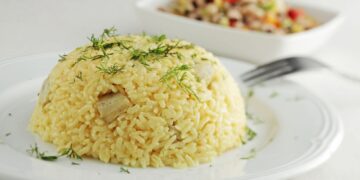 Enginarlı Safranlı Pilav